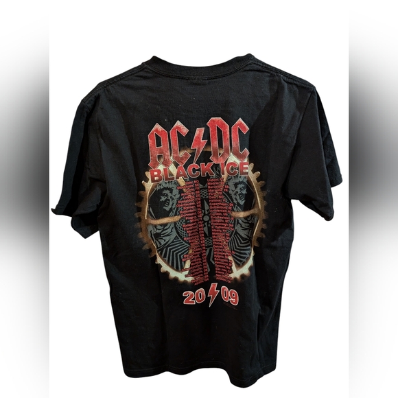 AC/DC Black Graphic T-Shirt 2009 - Picture 2 of 4